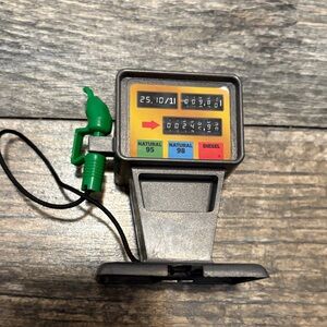 Miniature Gas Pump plastic toy for cars vehicles